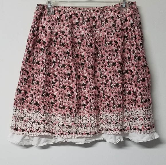 Vintage cottagecore pinup floral skirt M/L, donating 11/10 - Picture 1 of 10